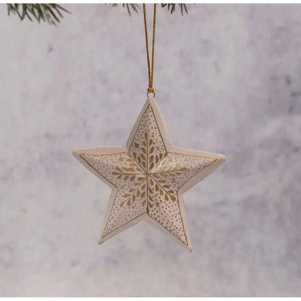 Indian Floral Star Bauble