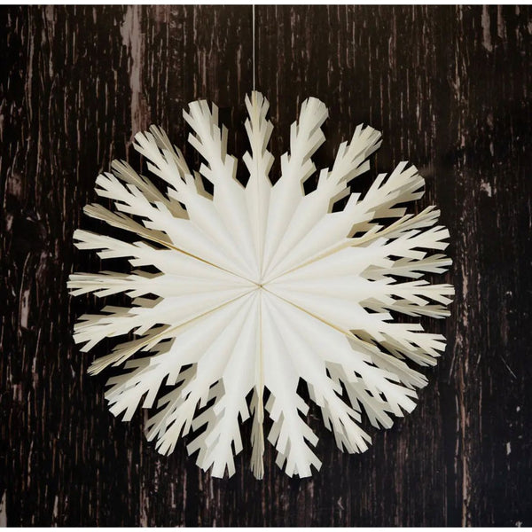 White Paper Snowflake Decoration - 28cm