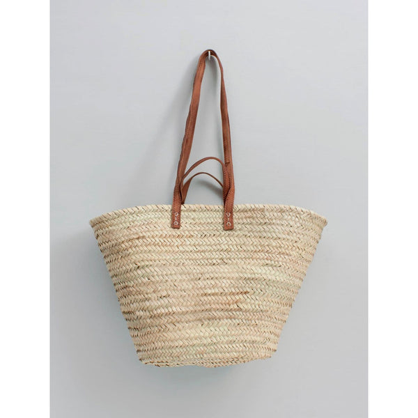 French Market Bag - Double Handle Tan