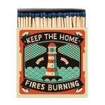 keep the homefires burning letterpress design luxury matches