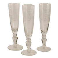 etched champagne flute