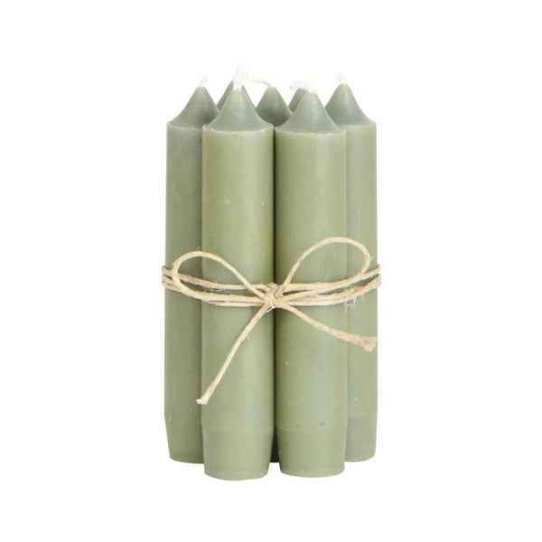 olive short candles - bundle of 7