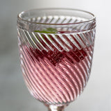swirly wine glass