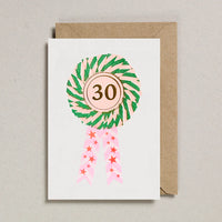 rosette card - 30