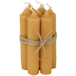 mustard short candles - bundle of 7