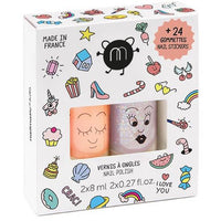Nail Polish Duo With Stickers