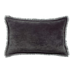 fara ombre velvet fringed cushion
