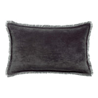 fara ombre velvet fringed cushion