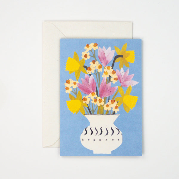 spring flowers card